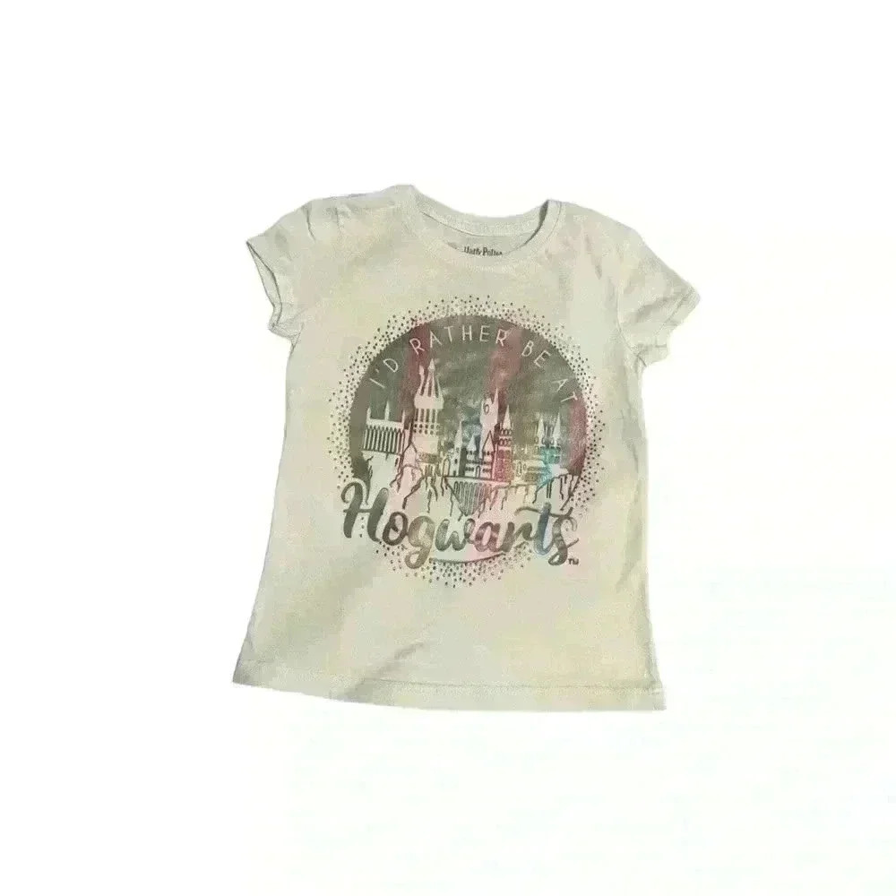 Harry Potter Rainbow Hogwarts Graphic Tee Youth Size XL k199